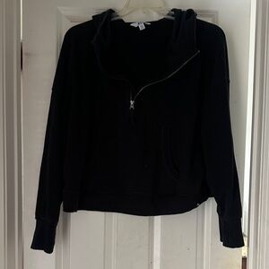 JoyLab Black Women's Half-Zip Hoodie